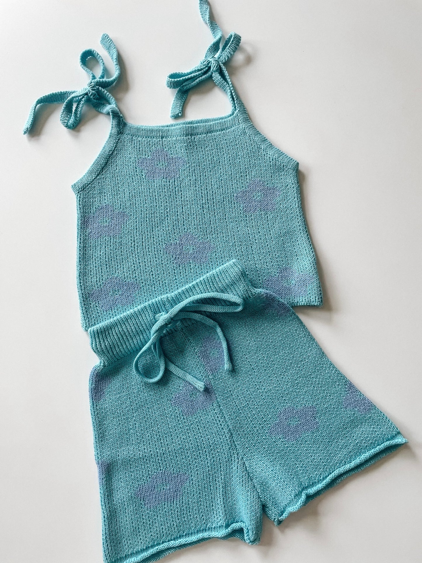 Knit Shorts | Ocean Posy