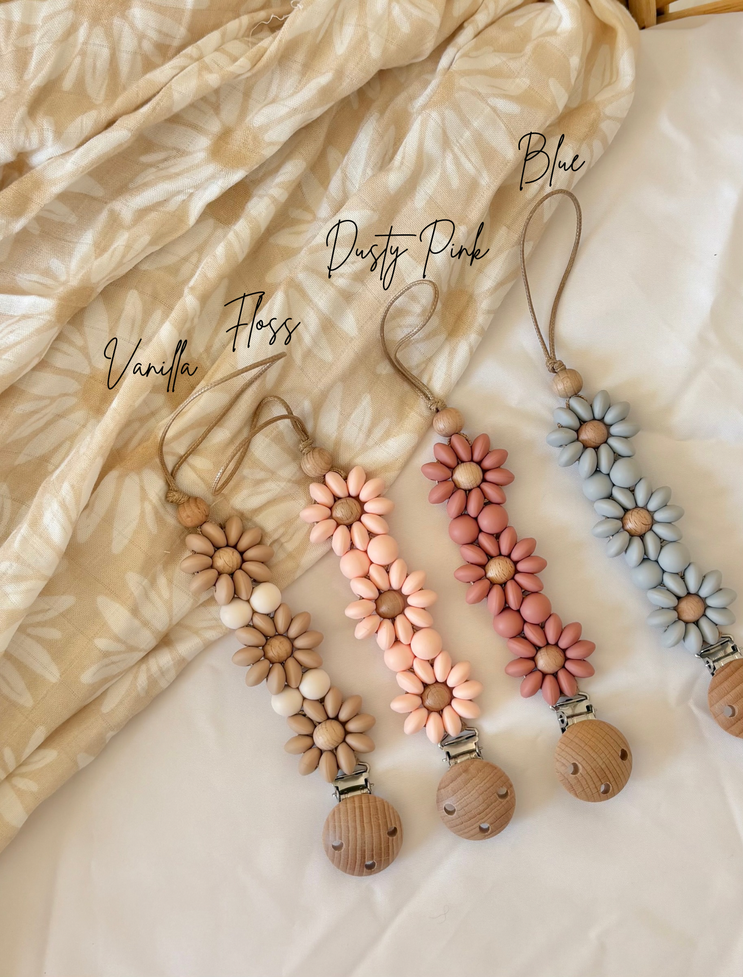 Petal Pacifier Chain