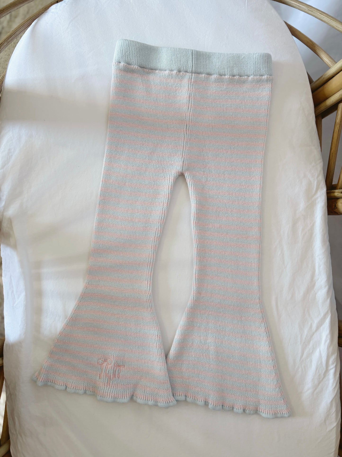 Cotton Candy Knit Flares | Marshmallow Floss