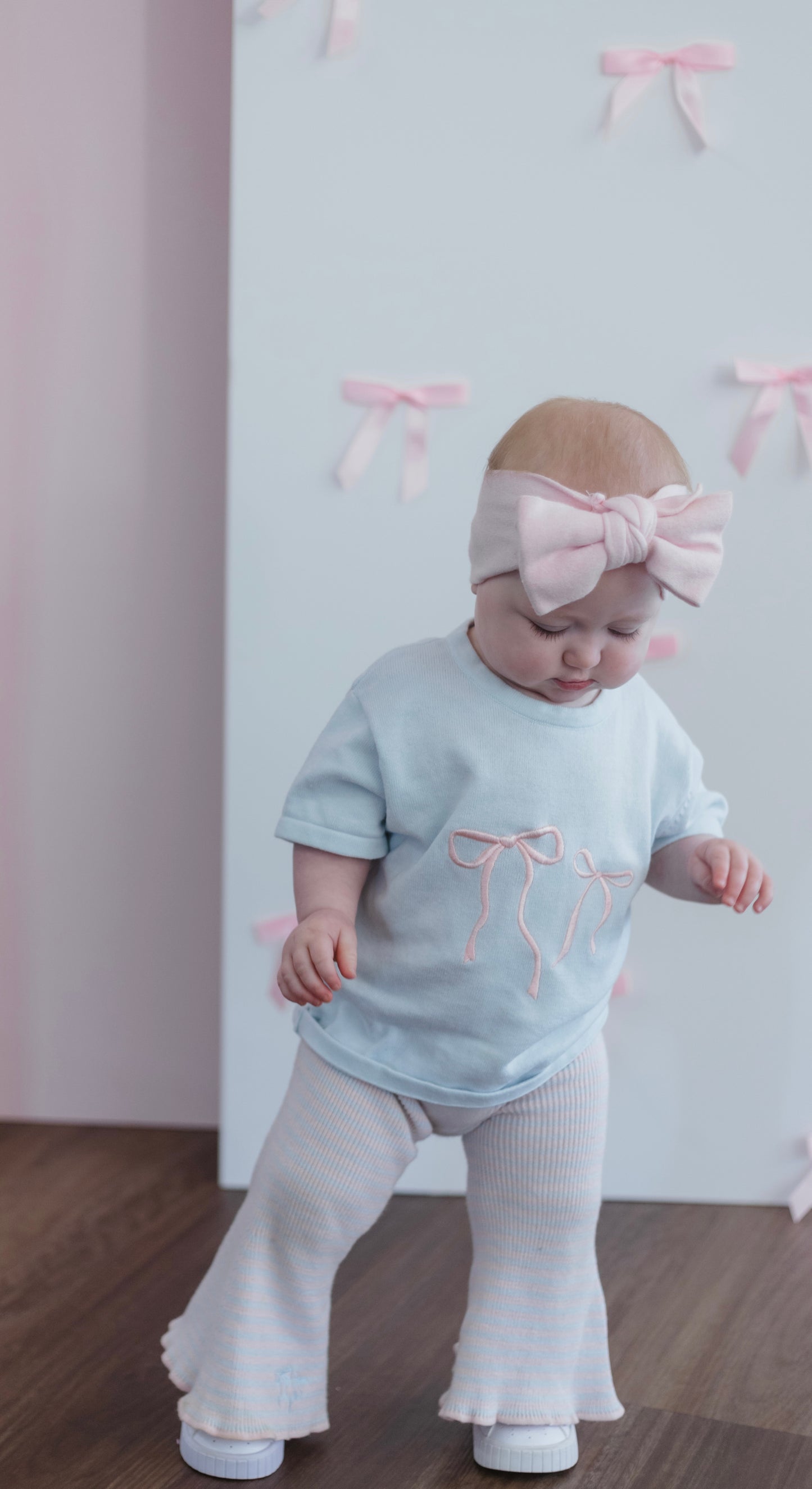 Cotton Candy Knit Flares | Marshmallow Floss