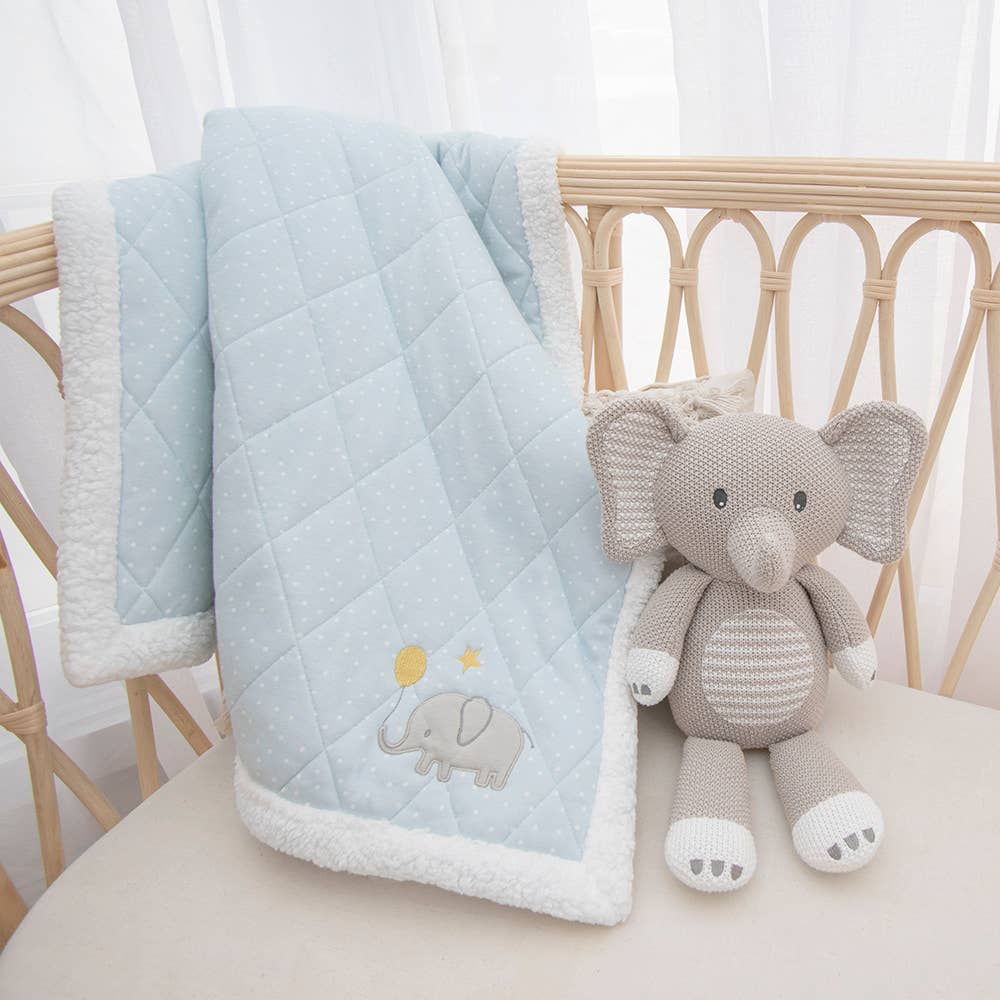 Mason the Elephant Knitted Toy