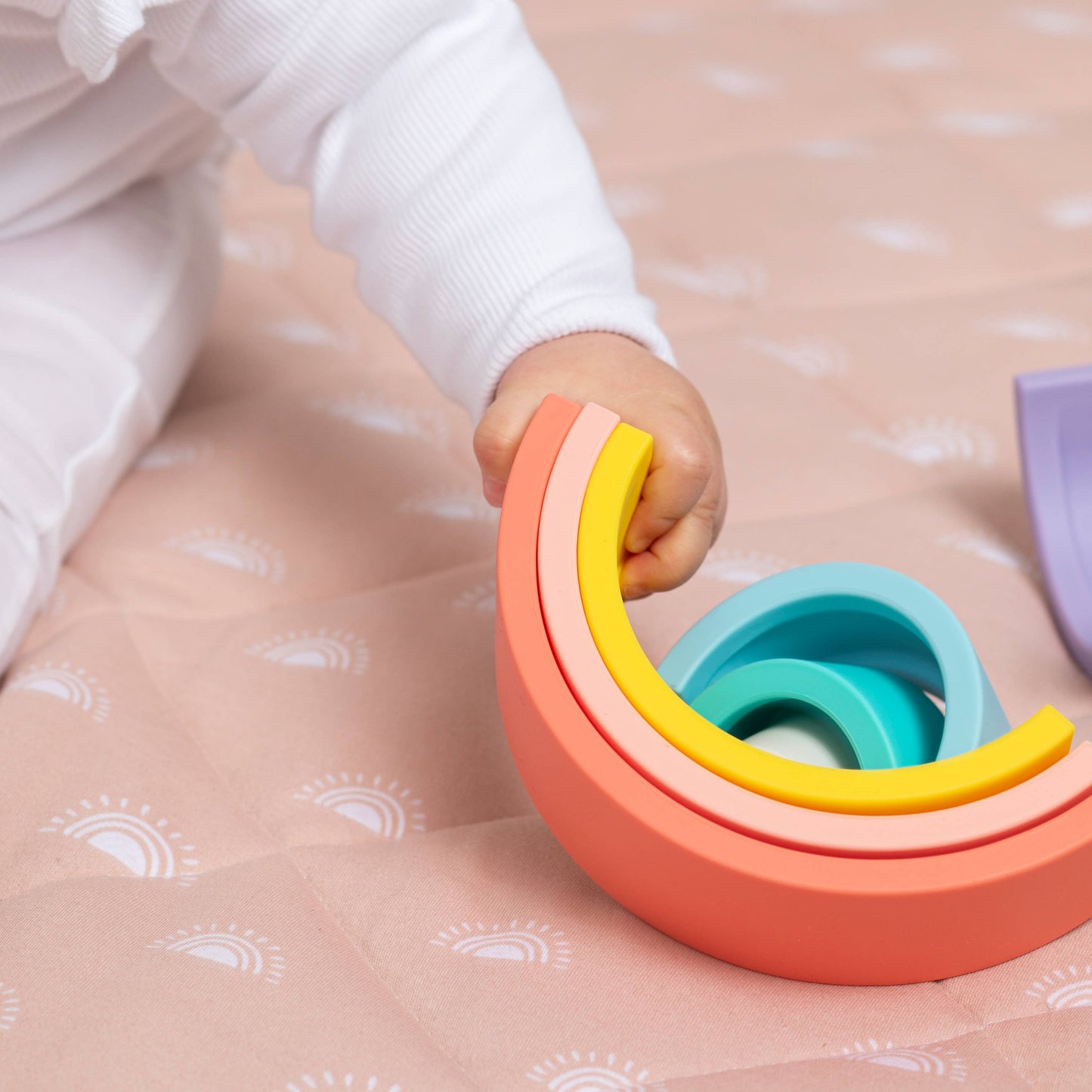 Silicone Rainbow Puzzle - Sorbet