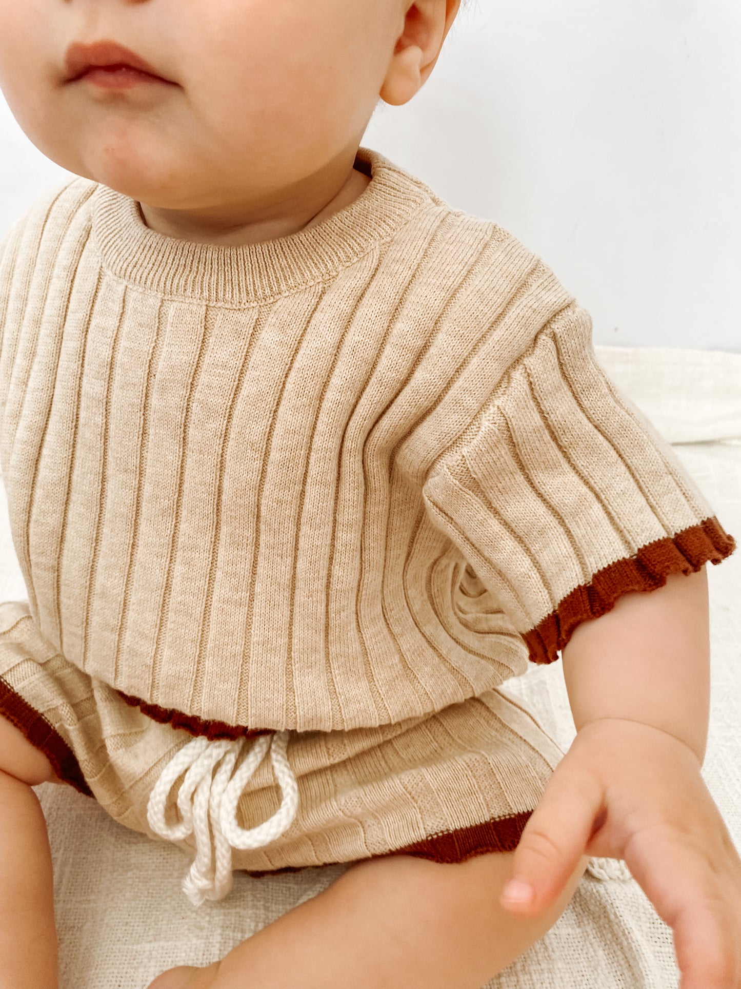 Ribbed Set | Wheat & Cocoa