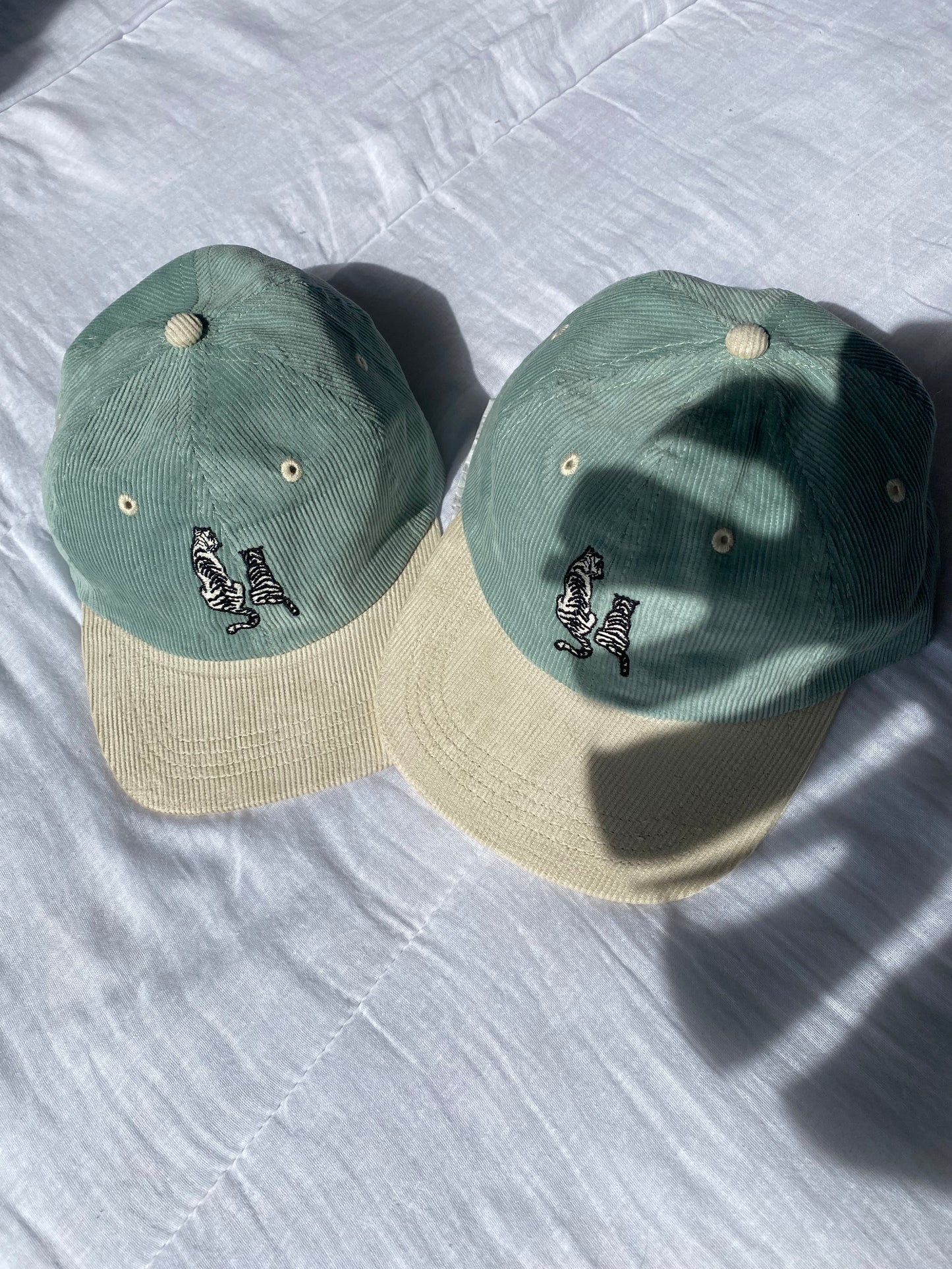 MINI | Corduroy Cap | Sage & Butter