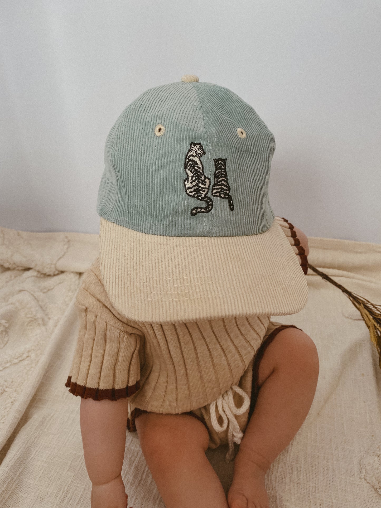 MINI | Corduroy Cap | Sage & Butter