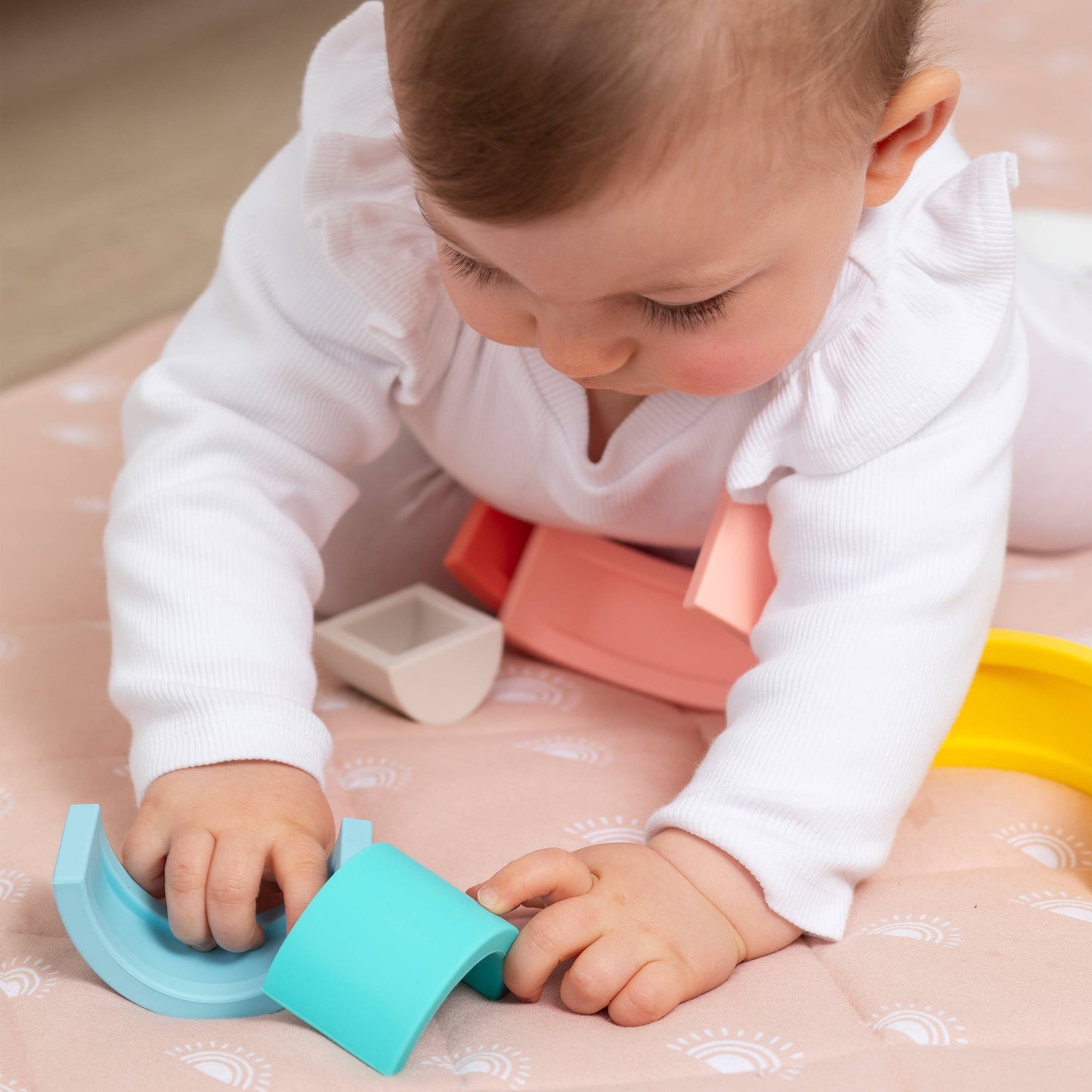 Silicone Rainbow Puzzle - Sorbet