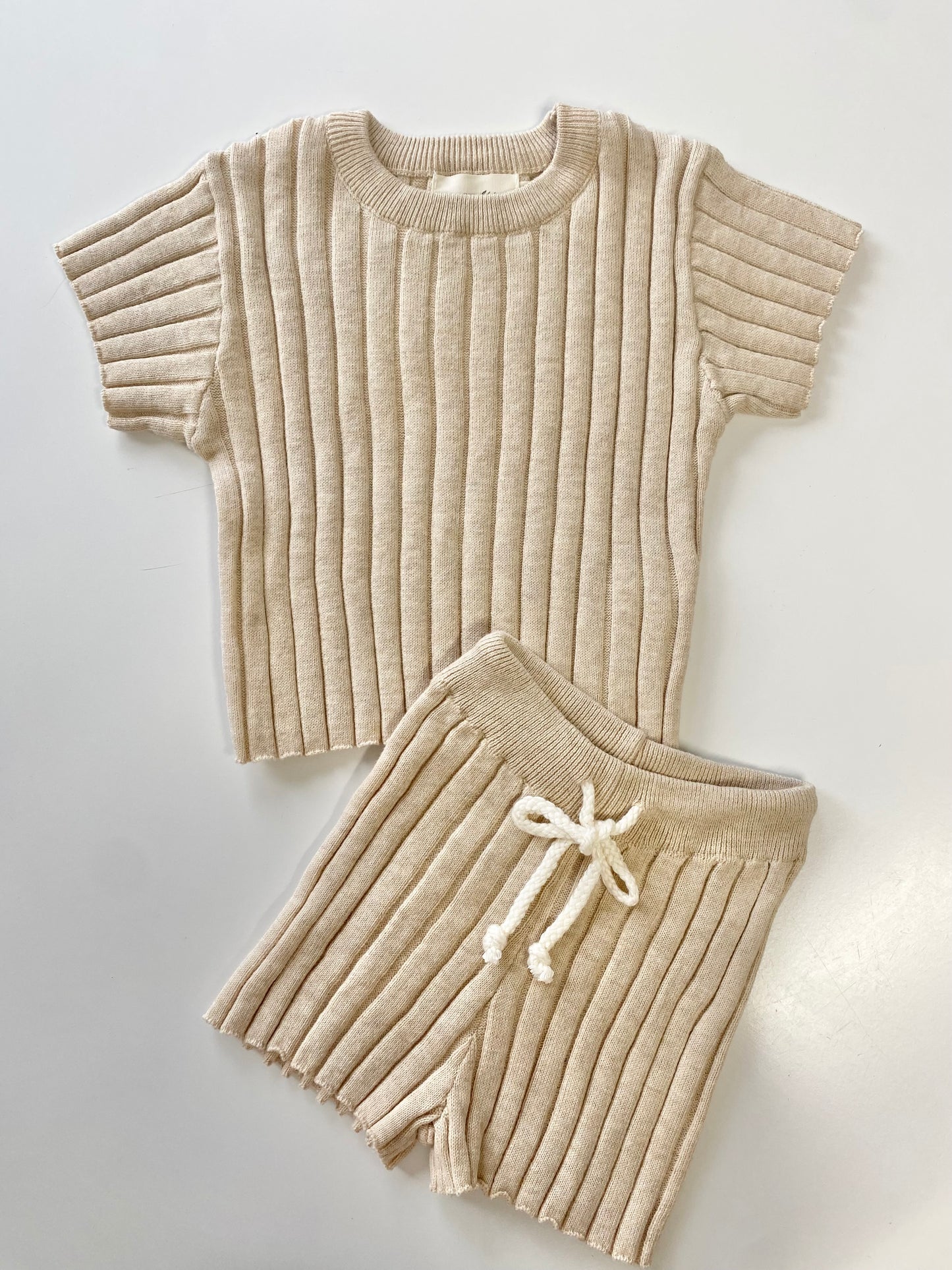 Ribbed Set | Wheat