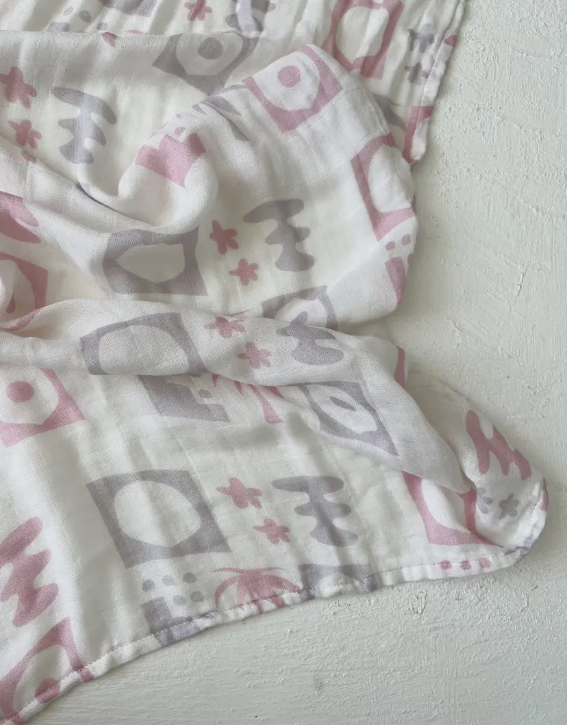 Seakaboo | Organic Bamboo Cotton
Swaddle Wrap | Zailie